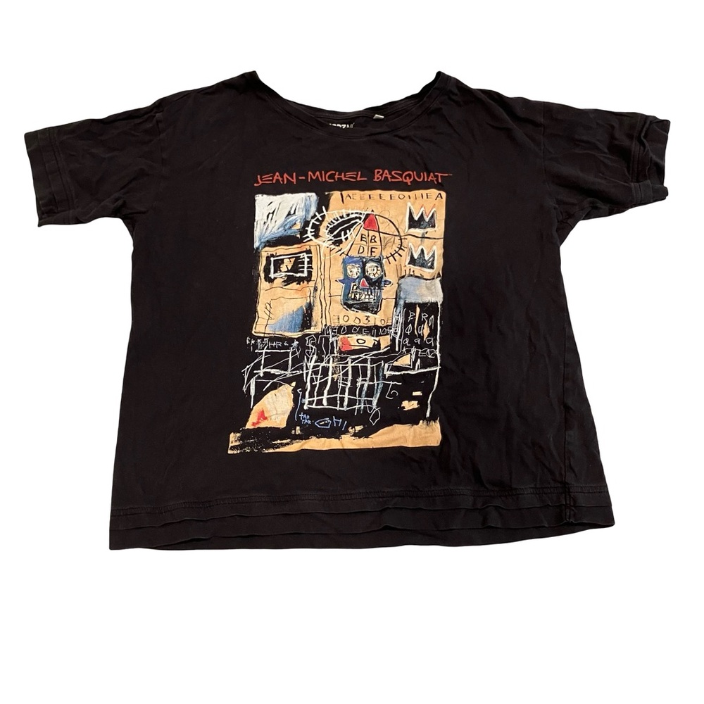 Uniqlo x SPRZ NY Jean-Michel Basquiat Untitled Loans TShirt Small Black